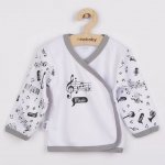 New Baby Kojenecká bavlněná košilka Music Bílá – Hledejceny.cz