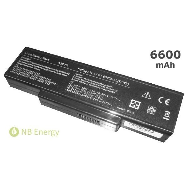 Baterie k notebooku NB Energy A32-F3 6600mAh Li-lon - neoriginální