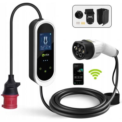Zencar 11 kW E-PRO RCD-B 6-16A APP TYP 2 Držáky | Zboží Auto