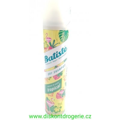 Batiste Dry Shampoo Tropical 200 ml – Zboží Mobilmania