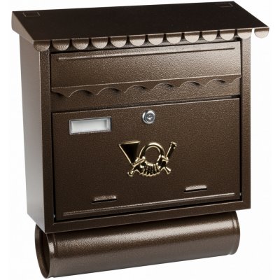 Schránka poštovní 39 x 44 cm hnědá antika ST104 – Zboží Mobilmania