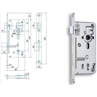 HOBES 536 BB P/L 90/80 mm – Sleviste.cz