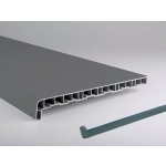 HOPA Krytka boční k vnitřním plastovým parapetům GREENLINE antracit, 40 cm – Sleviste.cz