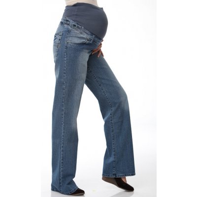 Těhotenské rifle 1S0096 modrá – Zboží Dáma