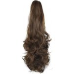 Příčeskový cop na skřipci vlnitý Barva: Hnědá s melírem 2M30 – Zboží Mobilmania