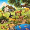 Puzzle Ravensburger Zvířata v zoo lese nebo v domě 3 x 49 dílků