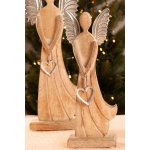 Paramit GABRIEL Dřevěný anděl 36 cm – Sleviste.cz