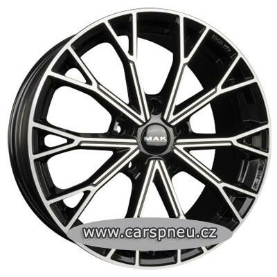 MAK Asphalt 7x18 5x100 ET39 black polished | Zboží Auto