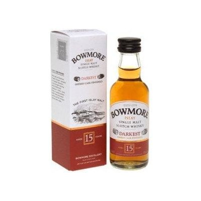 Bowmore Darkest Sherry Cask Finished Islay Single Malt Scotch Whisky 15y 43% 0,05 l (tuba) – Hledejceny.cz
