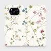 Pouzdro Mobiwear parádní flip Xiaomi POCO X3 NFC - MD03S Tenké rostlinky s květy