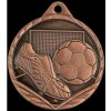 Sportovní medaile Designová kovová medaile Fotbal Bronz 3,2 cm