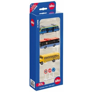 Siku Super 6303 Set městská vozidla + značky