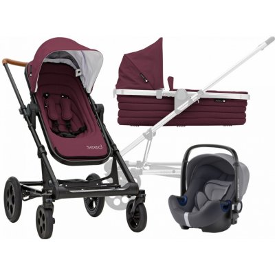 Britax SET Seed Papilio Black Cognac/Marsala 2021