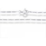 Zlatnictví Zlatíčko Stříbrný řetízek figaro 3+1 000.00024 – Zboží Dáma