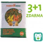 RabbitWeed Seno luční s mrkví 40 l 1 kg – Zboží Mobilmania