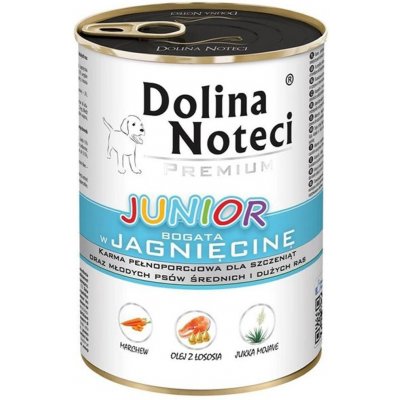 Dolina Noteci Premium Junior Bohatá na jehněčí 400 g – Zboží Mobilmania