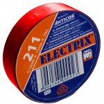 Solight Izolační páska 15 mm x 0,13 mm x 10 m červená – Zboží Mobilmania