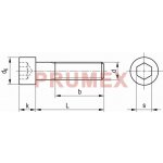 Šroub válcová hlava - inbus DIN 912 M6x25-8.8 pozink – Hledejceny.cz