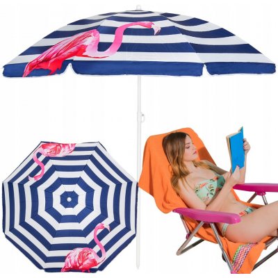 IBIZA plážový slunečník s UV ochranou - ŽLUTÝ – Hledejceny.cz