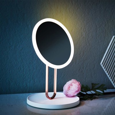 Bezdoteku LED kosmetické make-up zrcátko Balet nabíjecí růžové – Zboží Mobilmania