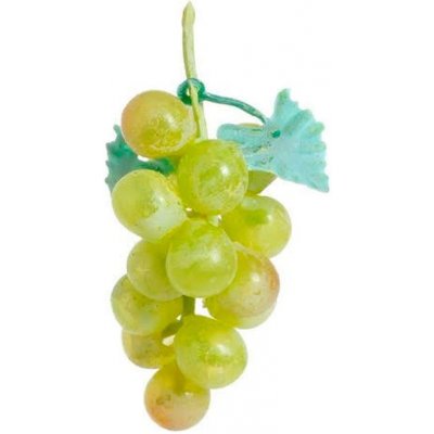 Umělé hroznové víno bílé 7 cm