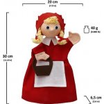 Moravská ústředna Brno Karkulka s copy 30 cm maňásek – Zboží Dáma