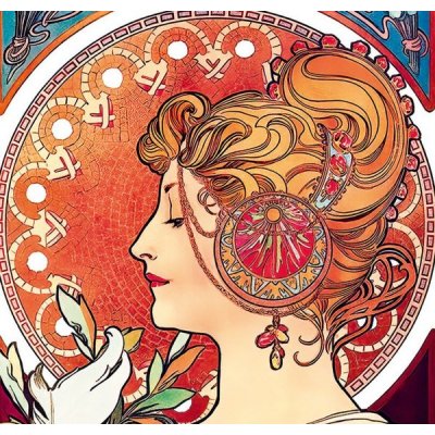 Alfons Mucha vázanka nástěnný 2026 – Sleviste.cz