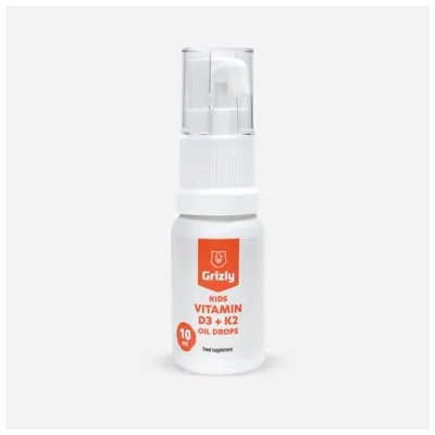 Grizly Vitamín D3 + K2 kapky pro děti 10 ml – Hledejceny.cz