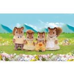 Sylvanian Families 4172 Rodina hnědých veverek – Zboží Dáma