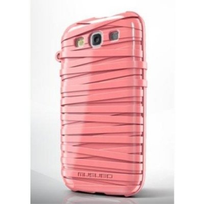 Pouzdro Musubo Rubber Band Samsung Galaxy S III i9300 růžové