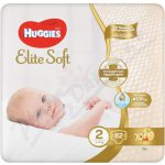Huggies Elite Soft 2 4-6 kg 82 ks – Sleviste.cz