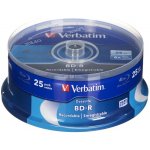 Verbatim BD-R 25GB 6x, cakebox, 25ks (43837) – Zboží Živě
