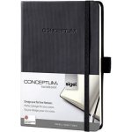 Sigel záznamní kniha Conceptum čistá černá tvrdé desky A4 194 listů – Zboží Mobilmania