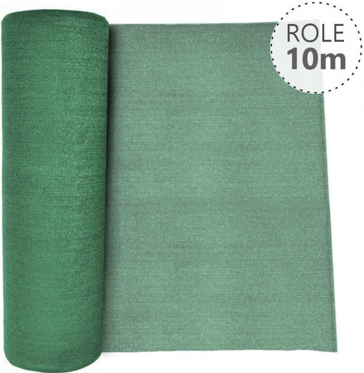 Stínící tkanina zelená 95% - 220 g/m2 - výška a délka role 1500 mm a délka role 50 m Výška v mm:: 1500 mm, Délka role v m:: 10 m