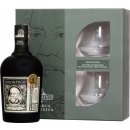 Diplomatico Reserva Exclusiva 12y 40% 0,7 l (dárkové balení 2 sklenice)