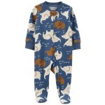 CARTER'S Overal na zip Sleep&Play Elephant Blue chlapec – Zboží Mobilmania