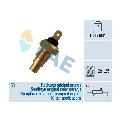 31520 FAE Snímač, teplota chladiva – Zboží Mobilmania