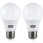 Xavax LED žárovka , E27, 806 lm nahrazuje 60 W , teplá bílá, 2 ks – Hledejceny.cz