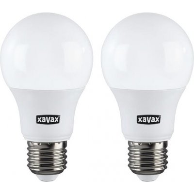 Xavax LED žárovka , E27, 806 lm nahrazuje 60 W , teplá bílá, 2 ks – Hledejceny.cz