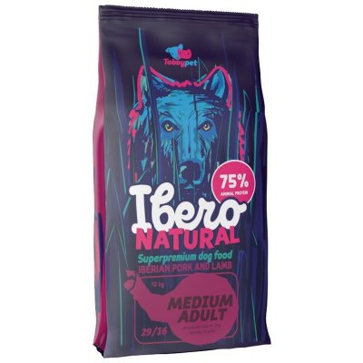 Ibero Natural Adult Dog Medium Pork & Lamb 12 kg – Zboží Dáma Ibero Natural Adult Dog Medium Pork & Lamb 12 kg – Zboží Dáma