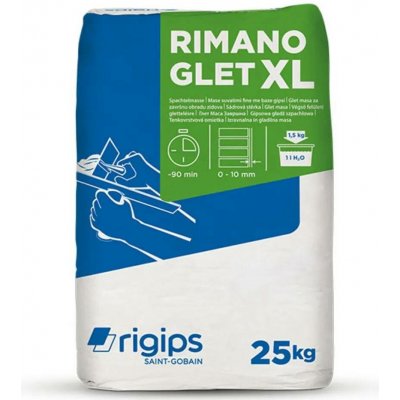 Omítka sádrová Rigips Rimano GLET XL 25kg – Hledejceny.cz