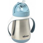 Beaba láhev Bidon s dvojitými stěnami Stainless Steel Straw Cup Windy Blue modrá 250 ml – Sleviste.cz