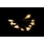 Nexos Vánoční světelný řetěz sněhové vločky teple bílý 20 LED – Hledejceny.cz