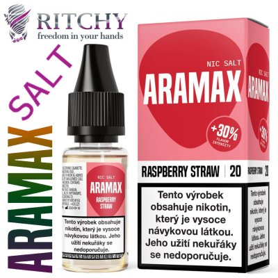 Aramax Salt Raspberry Straw 10 ml 20 mg – Zboží Mobilmania