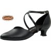 Dámské taneční boty Diamant 107 nappa podpatek španělský typ černá