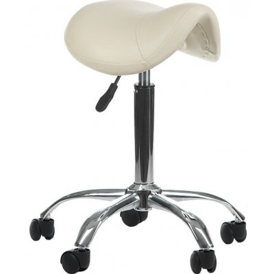 Beauty System kosmetický taburet BD-9909 krémový – Zboží Dáma