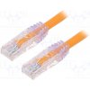 síťový kabel Panduit UTP6AX3MOR Patch, TX6A™ 10Gig,U/UTP, 6a, drát, Cu, PVC, 3m, oranžový