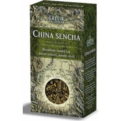 Grešík Čaje 4 světadílů zelený čaj China Sencha 70 g