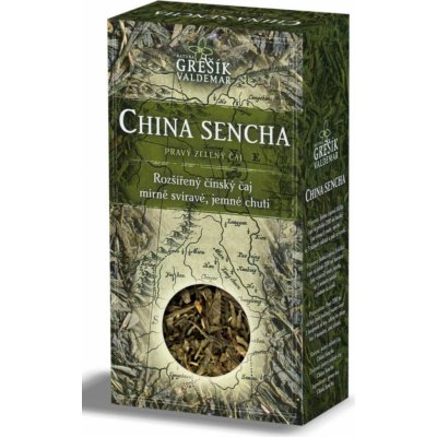 Grešík Čaje 4 světadílů zelený čaj China Sencha 70 g – Zbozi.Blesk.cz