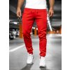 Pánské klasické kalhoty Bolf Červené pánské jogger kalhoty XW01